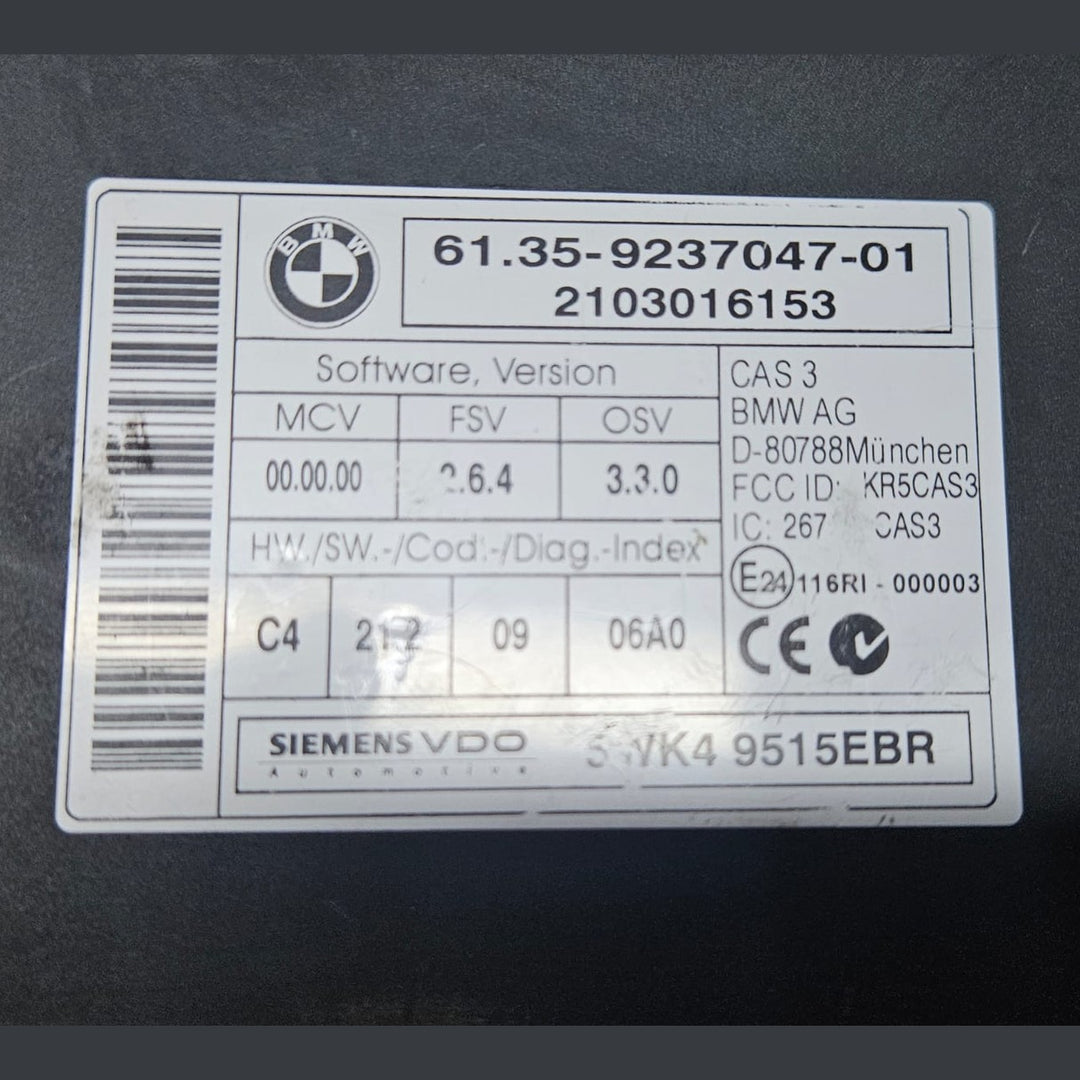 BMW E90 E91 N47N DDE Engine Control Unit ECU SET 8510829 OEM used