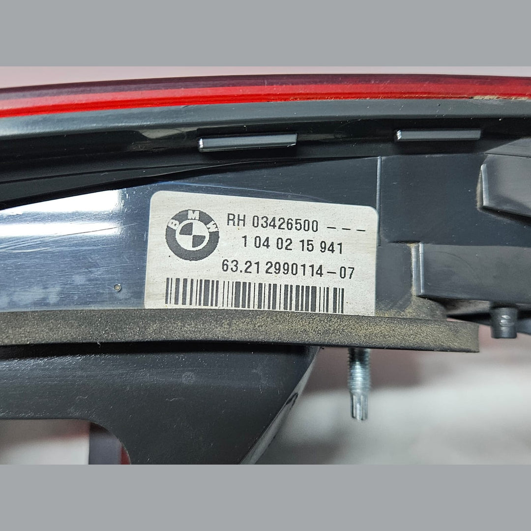 2008-2015 BMW X1 E84 EUR N20 RHD Rear Tail Light Inner Right 2990114 OEM used