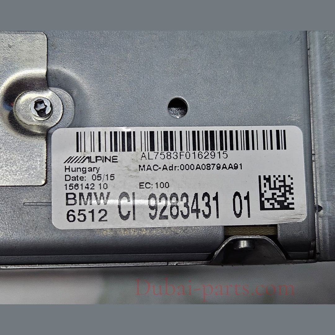 2019 BMW X1 E84 RHD Cic Navigation Audio Head Unit 9283431 OEM USED