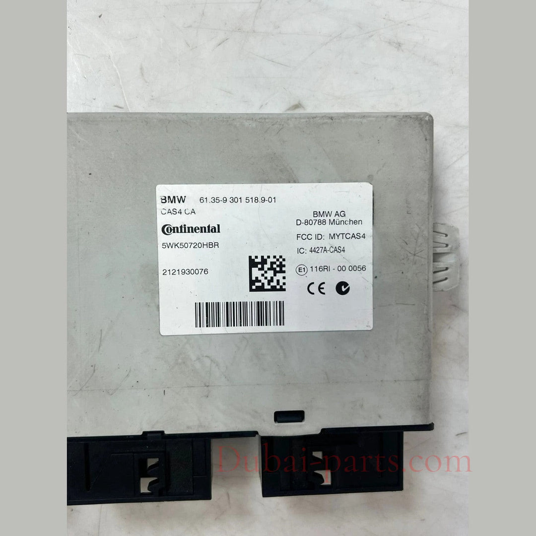 2012–2015 BMW 5 Series 6 Series 7 Series X3 X4 CAS4 CA Control Unit Module (9301518) – OEM