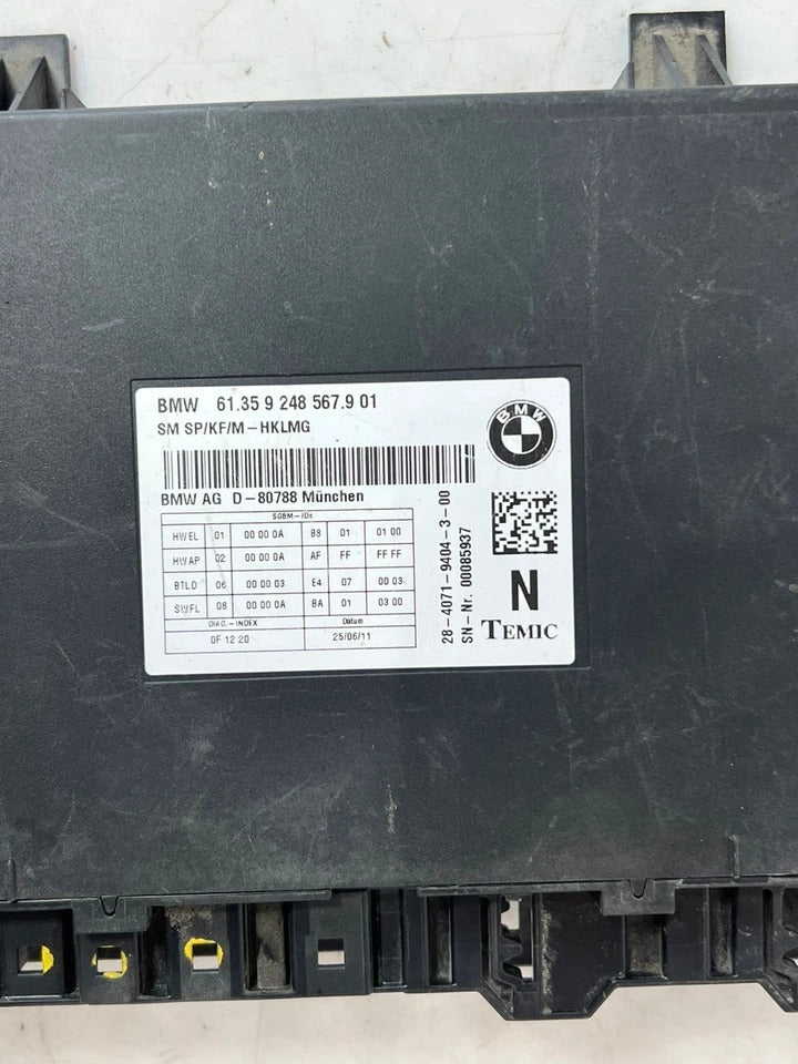 BMW 7 Series F01 F02 F03 F04 5 Series F10 F11 Seat Control Module (9248567) – OEM