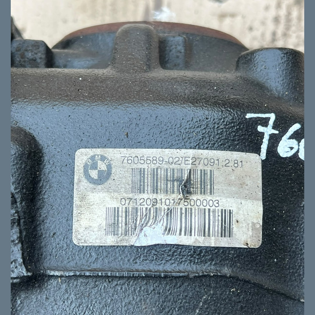 2012–2014 BMW F30 335i Rear Differential 2.81 Ratio (7605589) – OEM