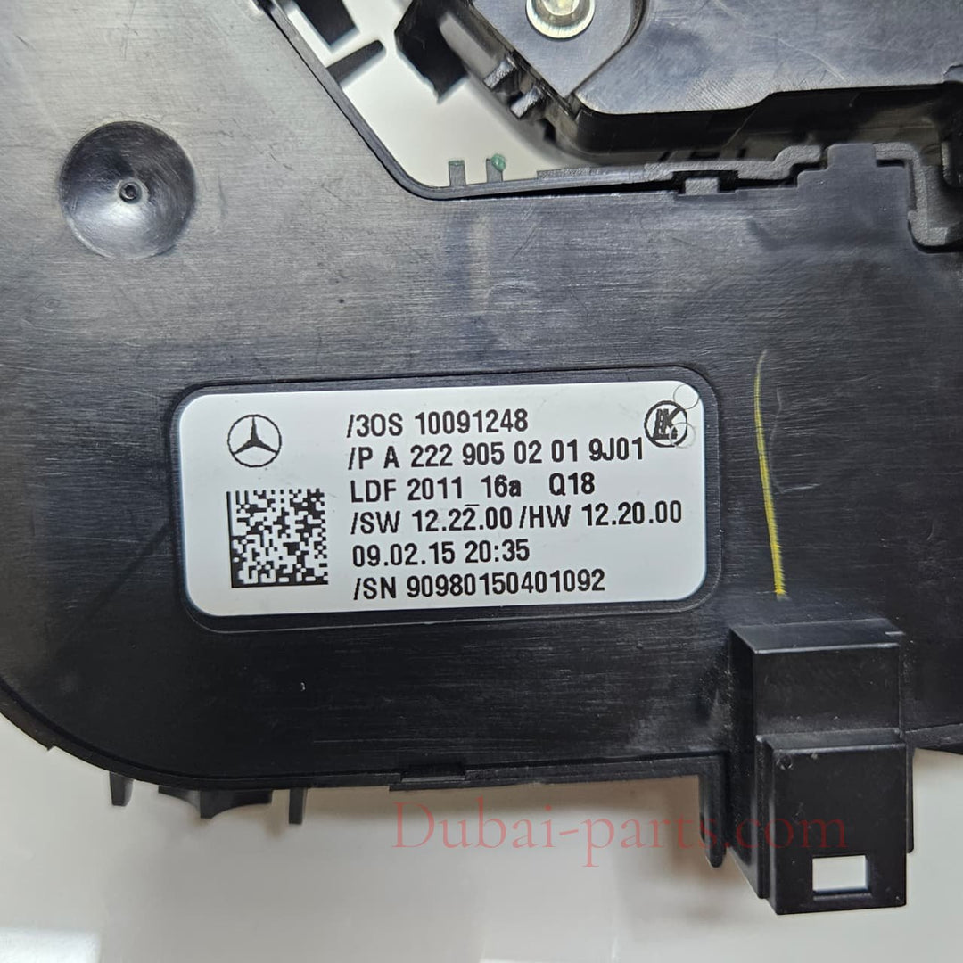 A2229050201-2013-2020 Mercedes-Benz S-Class W222 Driver Side Seat Adjust Switch