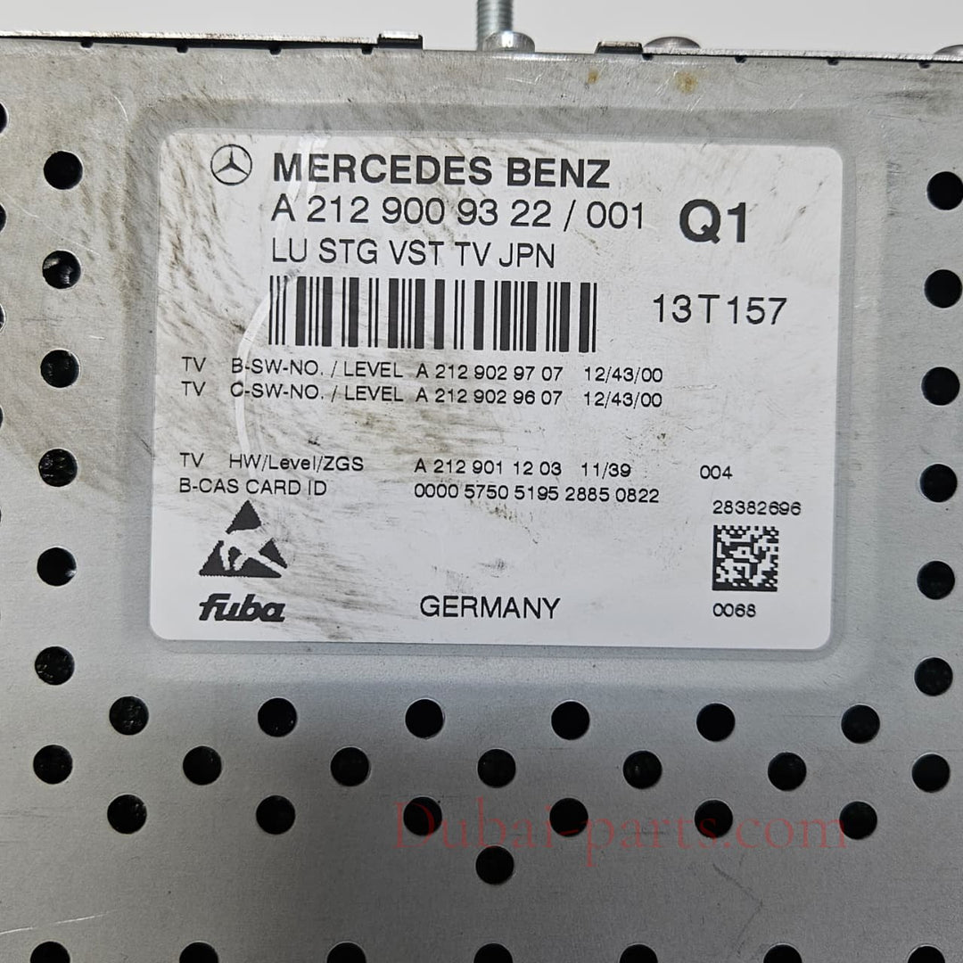 A2129009322-Mercedes-Benz B-Class A-Class W212 W166 Digital Tv Tuner
