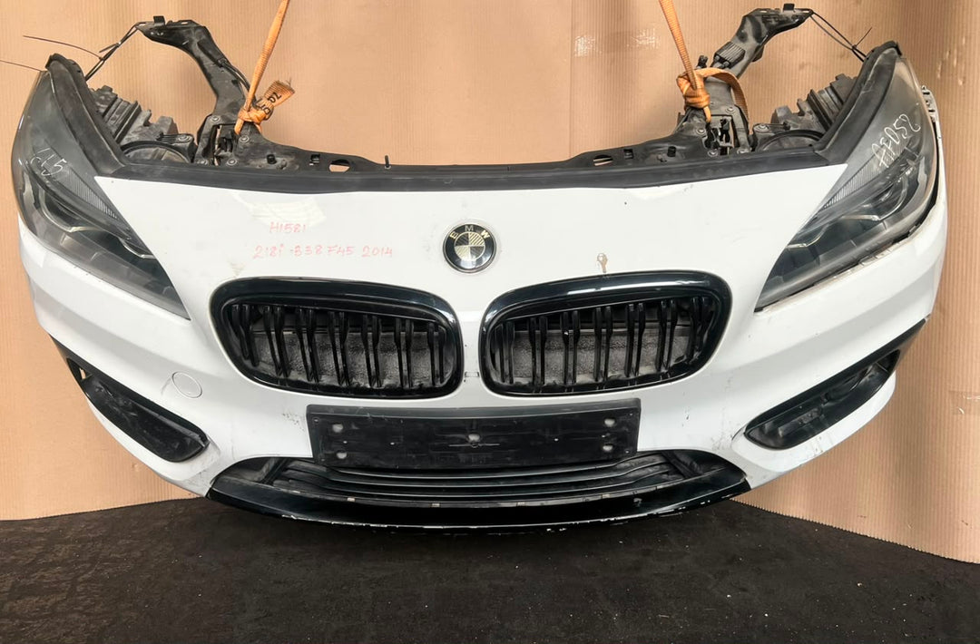 2014–2018 BMW 2 Series F45 218i Front Nose Cut Complete Bonnet Headlights Grille – OEM