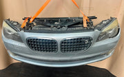 2010-2012 BMW F02 740Li Twin Turbo V8 Nose Cut Bonnet Headlights Grille – Used OEM