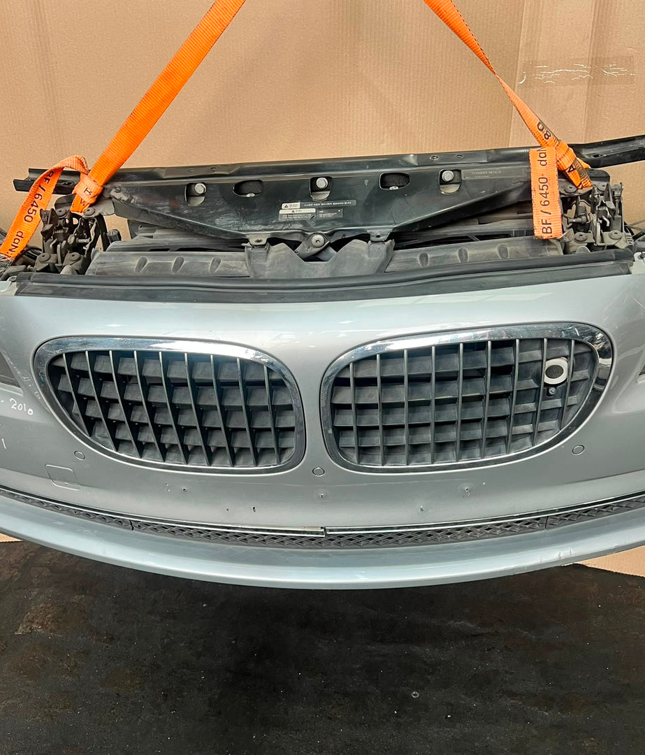 2010-2012 BMW F02 740Li Twin Turbo V8 Nose Cut Bonnet Headlights Grille – Used OEM