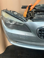 Load image into Gallery viewer, 2010-2012 BMW F02 740Li Twin Turbo V8 Nose Cut Bonnet Headlights Grille – Used OEM