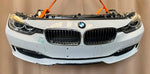Load image into Gallery viewer, BMW F30 2012-2013 320d N47N Diesel Complete Front Nose Cut Bumper Xenon Headlights Grille OEM White