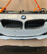 Load image into Gallery viewer, BMW F30 2012-2013 320d N47N Diesel Complete Front Nose Cut Bumper Xenon Headlights Grille OEM White