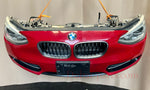 Load image into Gallery viewer, BMW F20 2012 116i RED COMPLETE NOSE CUT WITH FRONT BUMPER HEADLIGHTS GRILLE OEM USED