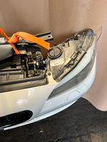 قم بتحميل الصورة إلى عارض الصور، BMW F10 2011 530i WHITE COMPLETE NOSE CUT FRONT BUMPER XENON DYNAMIC HEADLIGHTS GRILLE OEM USED