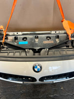 قم بتحميل الصورة إلى عارض الصور، BMW F10 2011 530i WHITE COMPLETE NOSE CUT FRONT BUMPER XENON DYNAMIC HEADLIGHTS GRILLE OEM USED