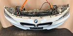 Bild in die Galerieansicht laden, BMW F30 2014 320d N47N WHITE COMPLETE NOSE CUT FRONT BUMPER BASIC LED HEADLIGHTS GRILLE OEM USED