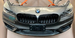 Load image into Gallery viewer, BMW F45 2015 218d B47 4-CYLINDER COMPLETE NOSE CUT FRONT BUMPER HEADLIGHTS GRILLE OEM USED