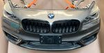 Load image into Gallery viewer, BMW F45 2015 218d B47 4-CYLINDER COMPLETE NOSE CUT FRONT BUMPER HEADLIGHTS GRILLE OEM USED