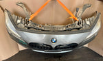Load image into Gallery viewer, BMW F45 2015 218d B47 4-CYLINDER COMPLETE NOSE CUT FRONT BUMPER HEADLIGHTS GRILLE OEM USED