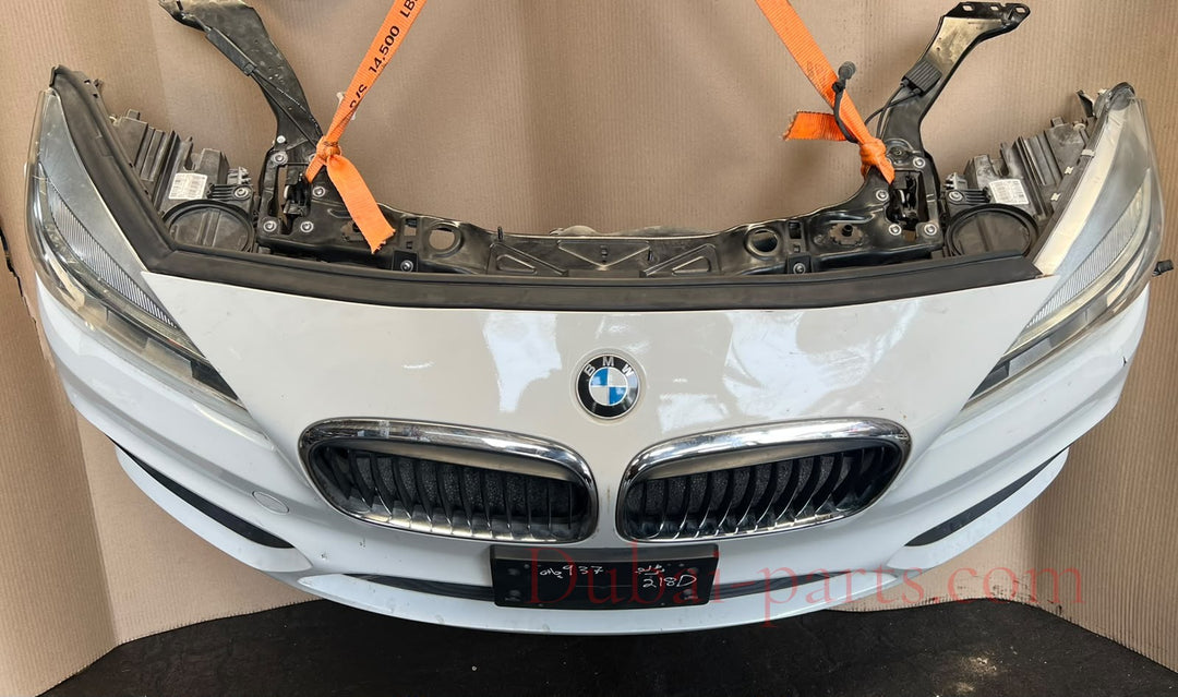 2014 BMW 220d F45 B47 Complete Front Nose Cut Bumper Headlights Grille OEM