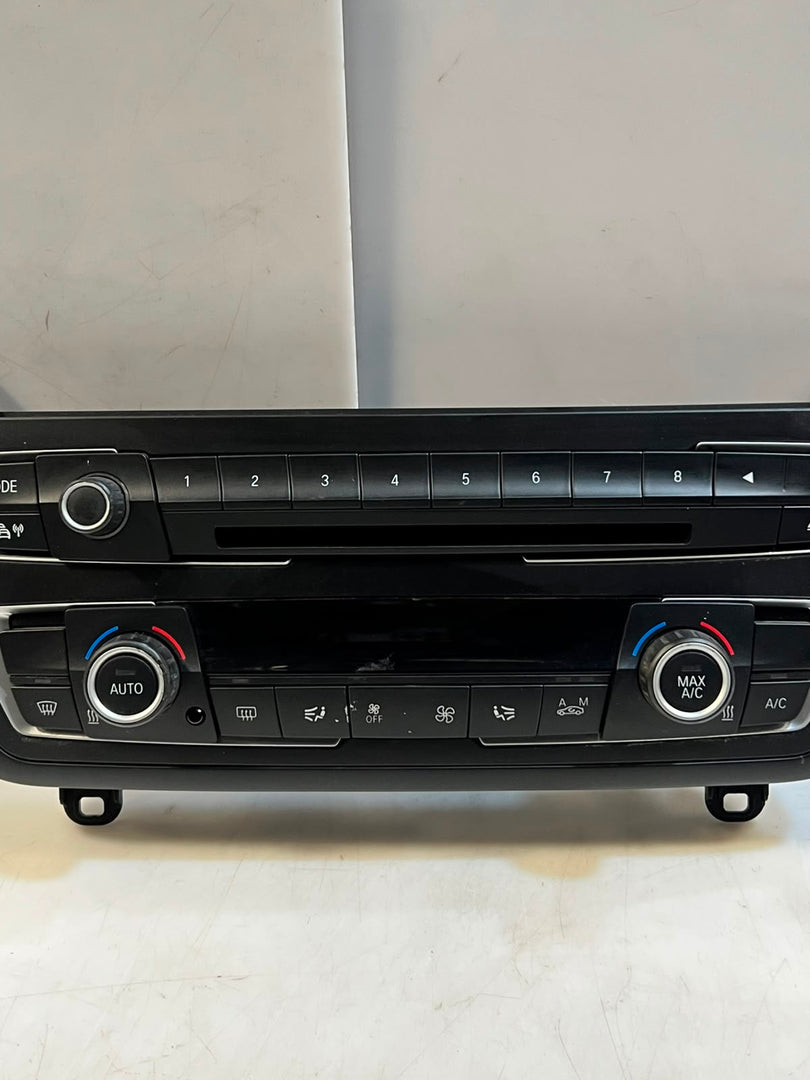 2013-2016 BMW 3 Series F30 F34 GT 328i A/C Climate Control Panel 9226784 OEM Used