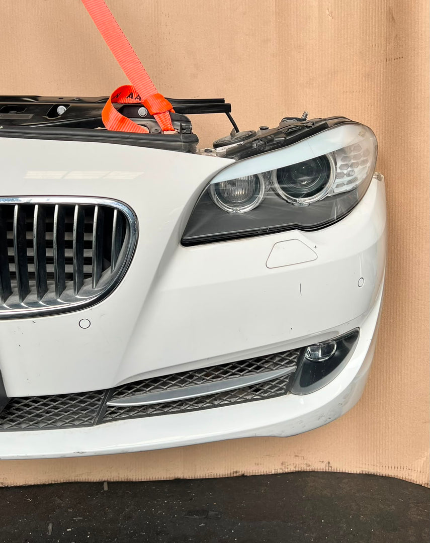 2012 BMW 530i F10 Complete Front Nose Cut Headlights Grille Bumper OEM