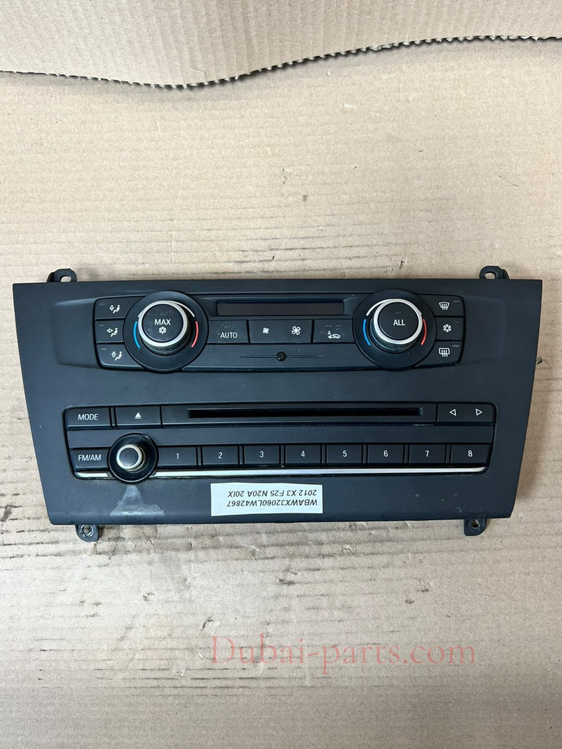 BMW X3 F25 X4 F26 A/C Climate Control Panel 9259615 OEM 2012-2014
