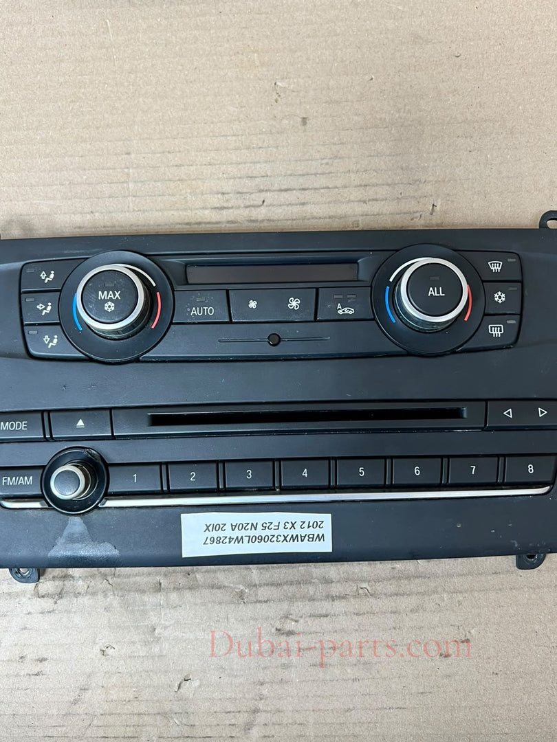 BMW X3 F25 X4 F26 A/C Climate Control Panel 9259615 OEM 2012-2014