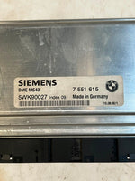 Load image into Gallery viewer, BMW X5 E53 3.0L MS43 Siemens Engine ECU 7551615 5WK90027 OEM 2002-2006