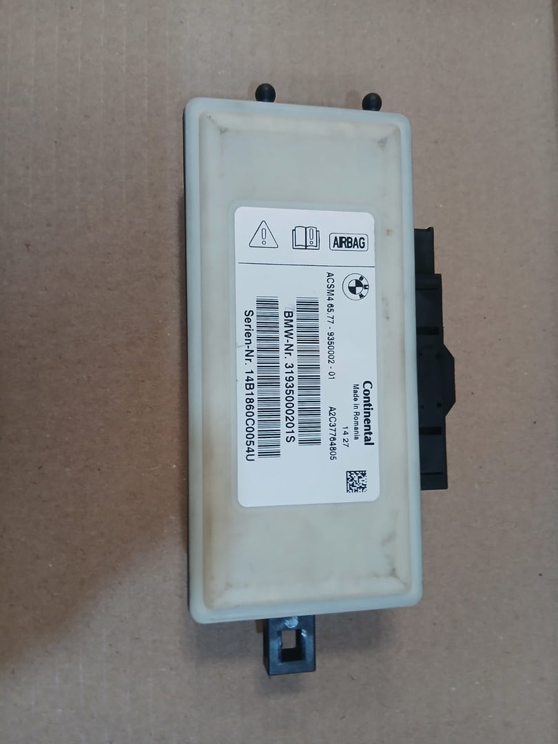 2014-2015 BMW X3 F25 Airbag SRS Control Module ECU ACSM4 9350002 OEM