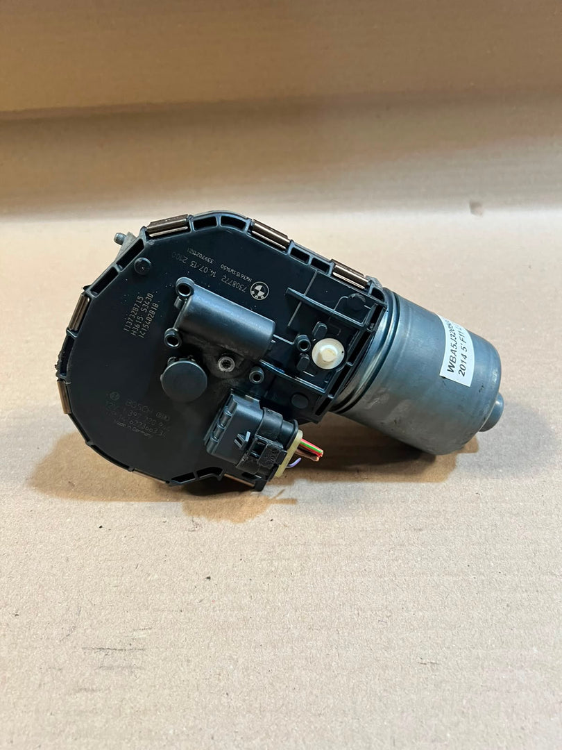 BMW 5 Series F10 F11 Front Wiper Motor & Linkage 7308772 OEM 2009-2017