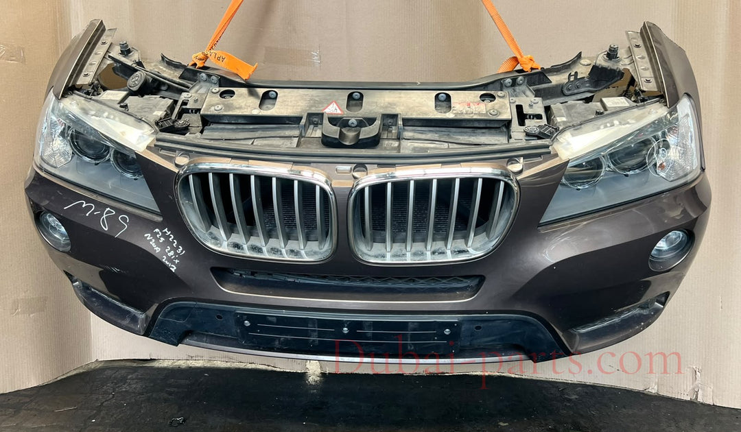2012 BMW X3 F25 xDrive28i N20 Complete Front Nose Cut Headlights Grille OEM