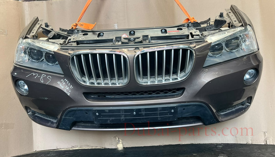 2012 BMW X3 F25 xDrive28i N20 Complete Front Nose Cut Headlights Grille OEM