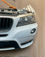 Load image into Gallery viewer, 2012 BMW X3 F25 Complete Front Nose Cut Headlights Grille Bumper OEM