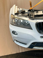 Load image into Gallery viewer, 2012 BMW X3 F25 Complete Front Nose Cut Headlights Grille Bumper OEM