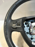 Load image into Gallery viewer, BMW 5 Series F10 F11 F01 Leather Multifunction Steering Wheel 6102364 OEM