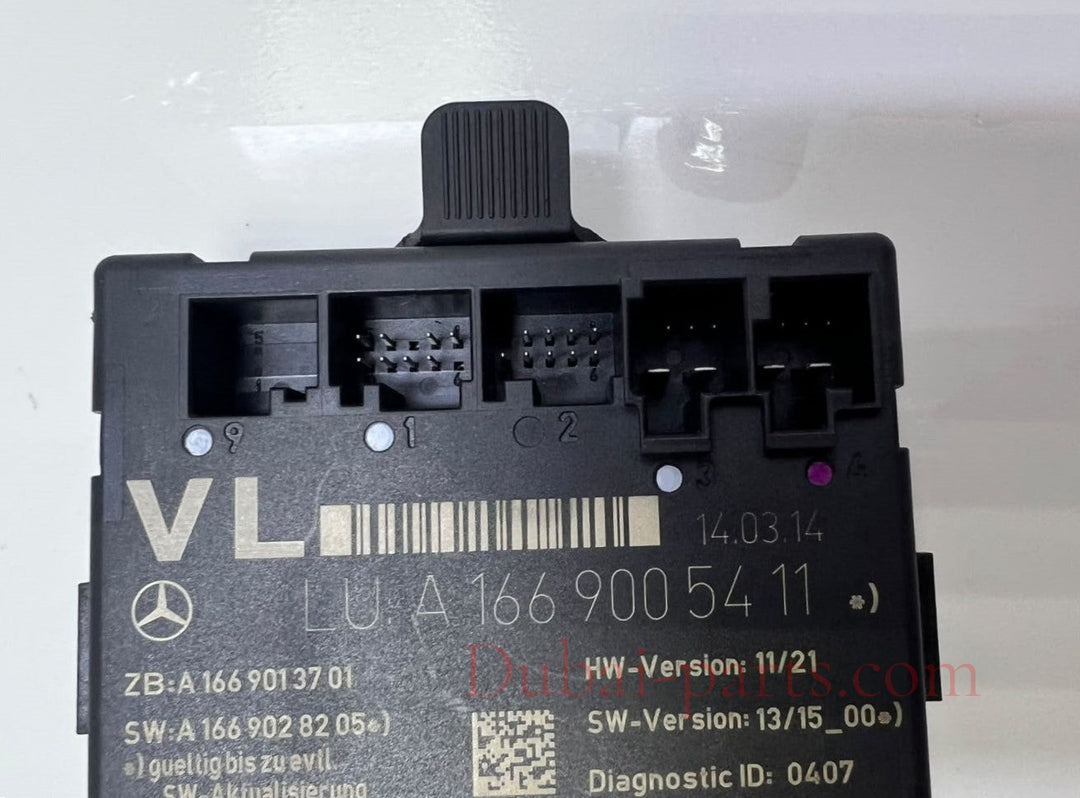 2017 Mercedes-Benz A200 Door Control Module A1669005411 W166 GLE ML GL OEM