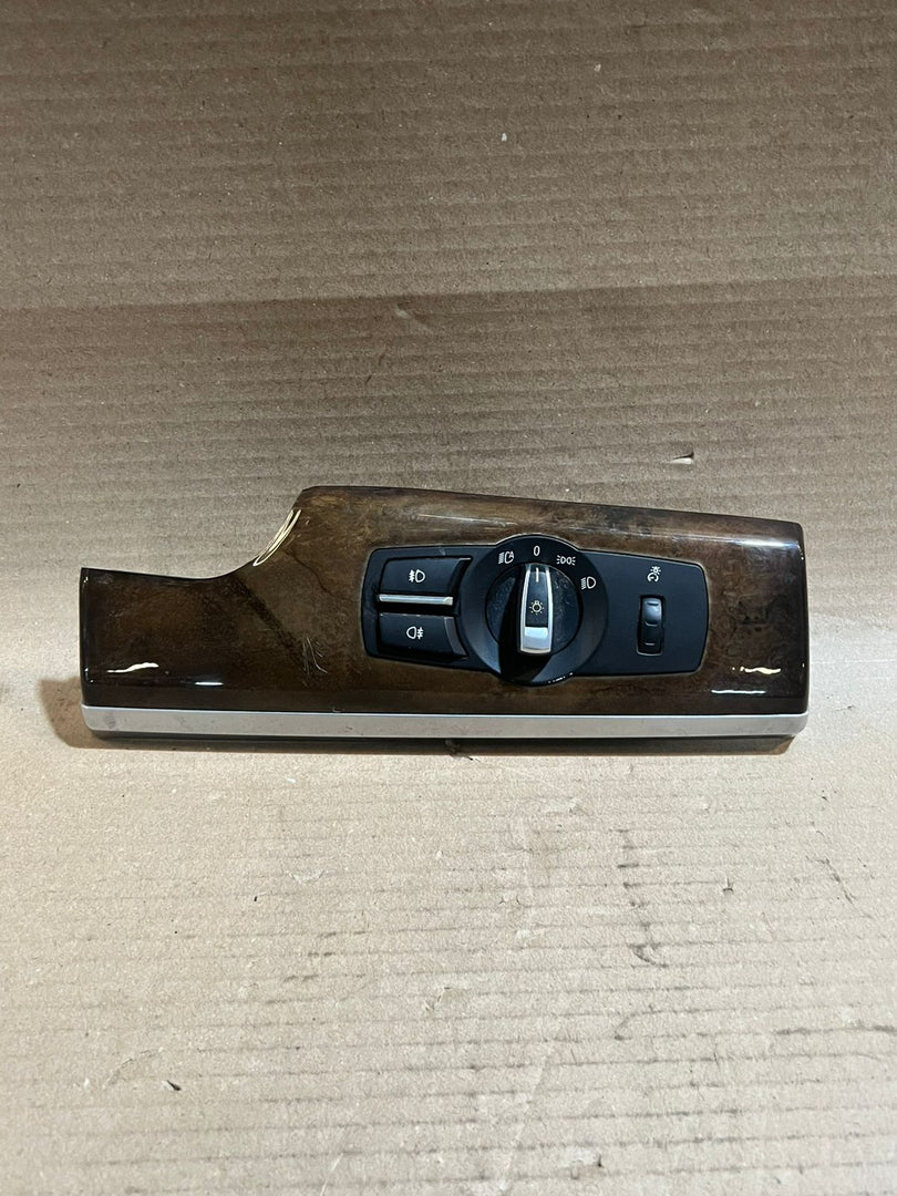BMW X3 F25 5 Series F10 F11 F07 RHD Headlight Light Switch 9192744 OEM