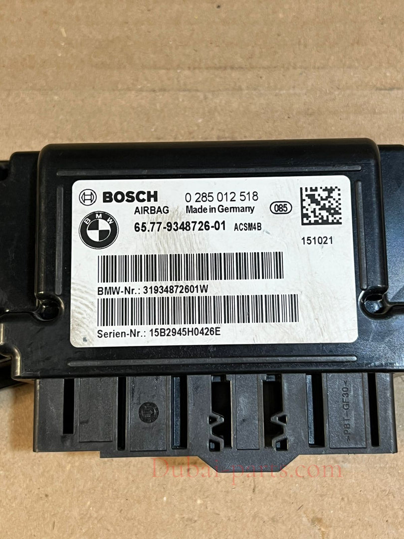 BMW F20 F21 F22 F30 F32 F36 F80 F82 Airbag SRS Control Module 9348726 OEM