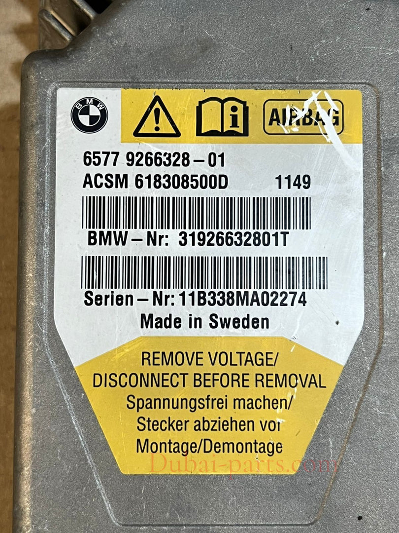 2010 BMW 7 Series F01 F02 F03 F04 Control Unit Module ECU 9266328 OEM