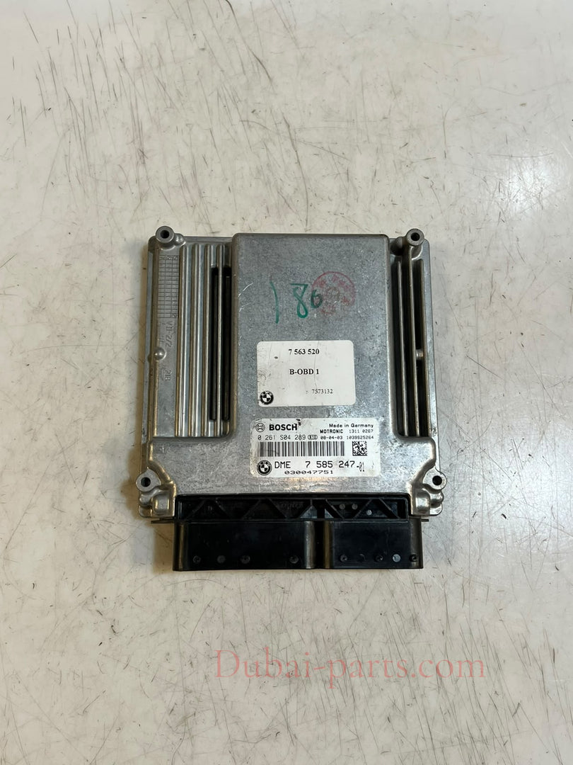 BMW 1 3 Series E81 E87 E90 E91 N46N Engine ECU DME 7585247 Bosch 0261S04289 OEM