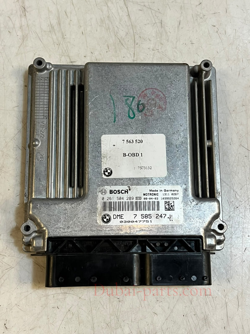 BMW 1 3 Series E81 E87 E90 E91 N46N Engine ECU DME 7585247 Bosch 0261S04289 OEM