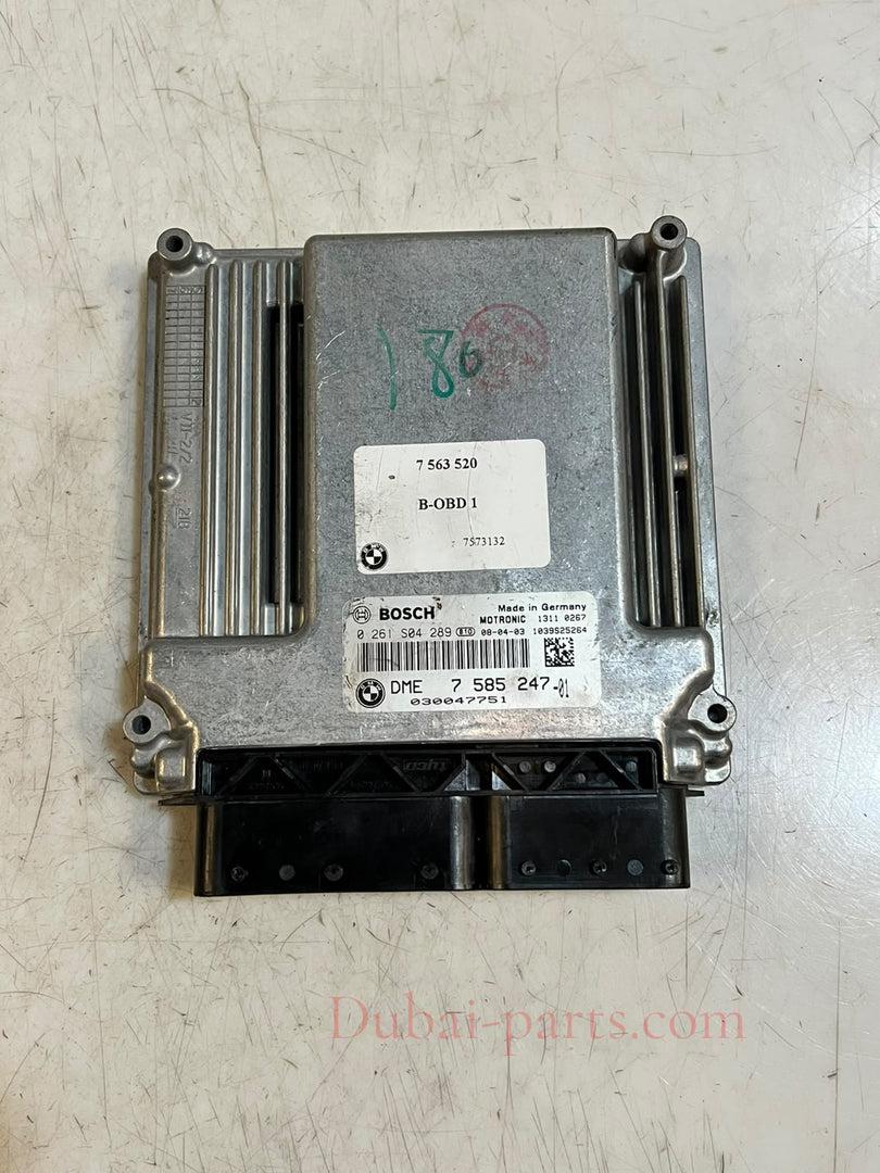 BMW 1 3 Series E81 E87 E90 E91 N46N Engine ECU DME 7585247 Bosch 0261S04289 OEM