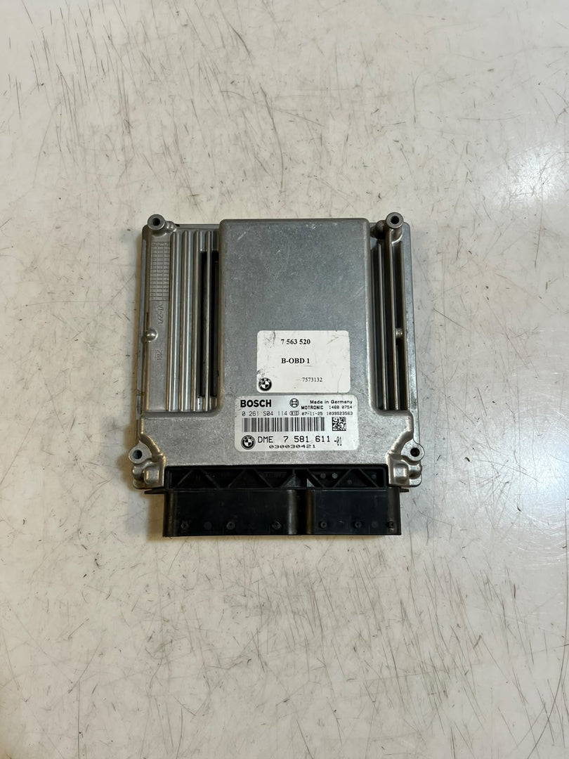 BMW E60 E87 E90 E91 318i 320i N46N Engine ECU DME 7581611 Bosch 0261S04114 OEM