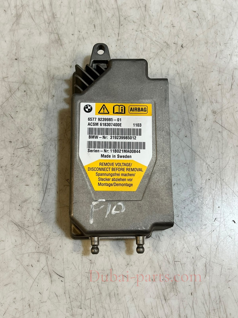 BMW 5 Series F10 F11 F18 Airbag SRS Safety Control Module ECU 9239985 OEM