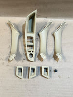 Bild in die Galerieansicht laden, BMW 5 Series F10 F11 F18 Beige Interior Door Pull Handle Window Switch Trim Set New