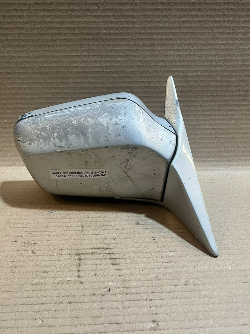 1993 BMW 525i E34 M50 RHD Right Side Exterior Wing Door Mirror 1944328 OEM