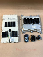 Load image into Gallery viewer, 2013 BMW 328i F30 N20 ECU DME FEM Key Complete Set 8610635 0261S09264 OEM