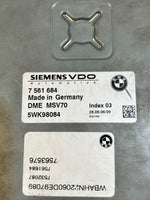 Load image into Gallery viewer, BMW E60 E61 E90 E91 N52 2.5L 3.0L Engine ECU DME MSV70 7561684 5WK98084 OEM