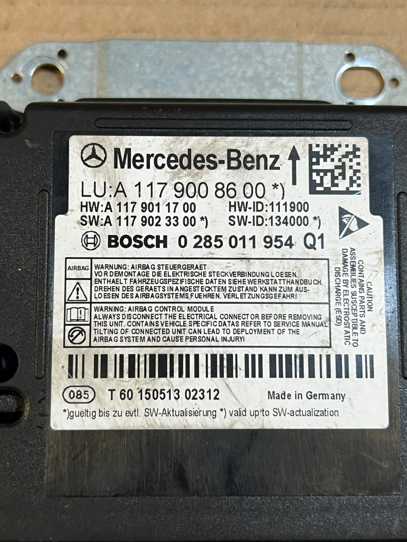 Mercedes-Benz A-Class W176 CLA C117 GLA X156 Airbag SRS Control Module A1179008600 OEM