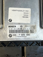 Load image into Gallery viewer, BMW X5 E70 3.0d M57N2 Engine ECU DDE CAS3 Key Set 7805585 0281014205 OEM