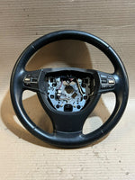 قم بتحميل الصورة إلى عارض الصور، BMW 5 7 Series F10 F11 F07 F01 F02 Leather Multifunction Steering Wheel 6102364 OEM